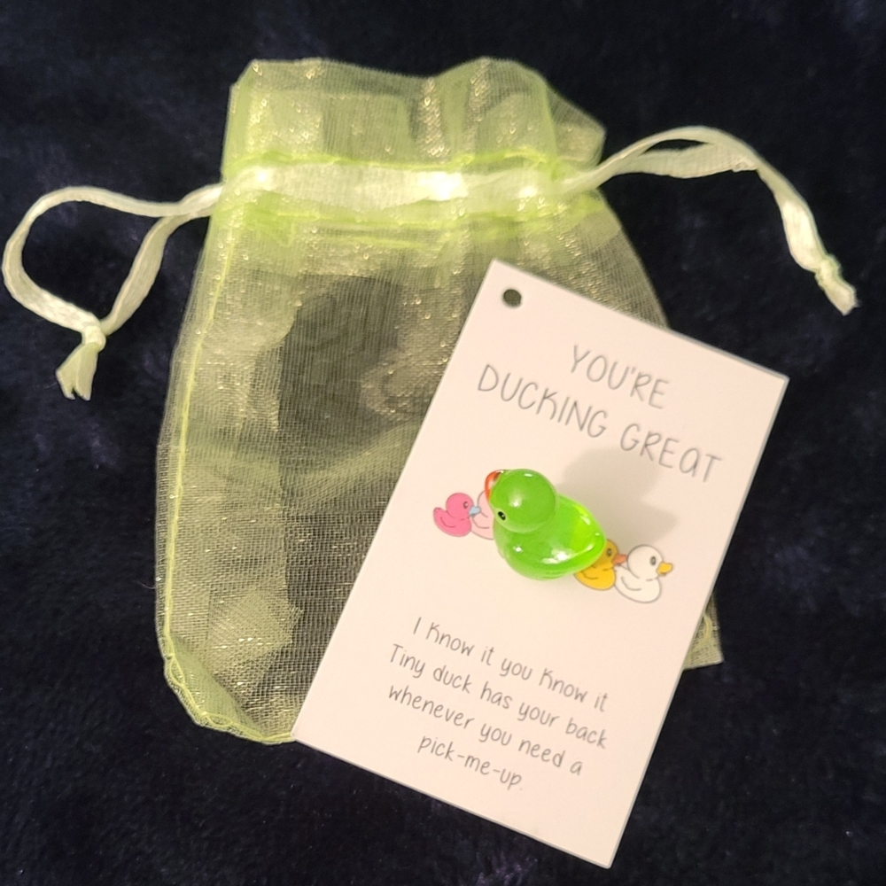 Pocket Hug Green Duck